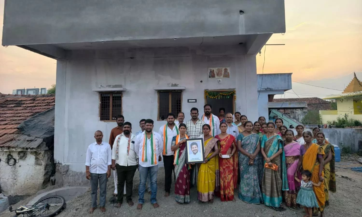 Indiramma House Warmings Launched At Gummiryal Village By Sarpanch Jamuna Sanjeev 154588