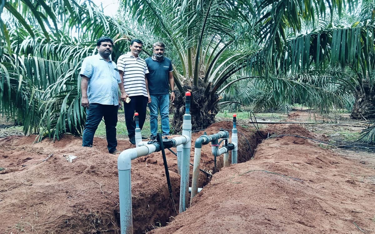 ఉద్యాన పంట ల రైతుల కు స బ్సిడీపై డ్రిప్ ఆటోమేషన్ సాంకేతికత అంద జేత