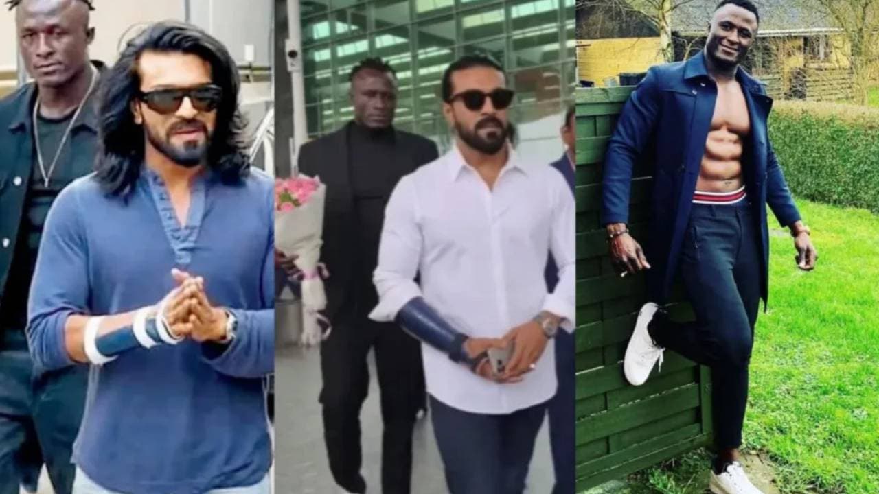 రామ్ చరణ్ బాడీ గార్డుకు బాడీ గార్డులు.. ఇది కదా క్రేజ్ అంటే