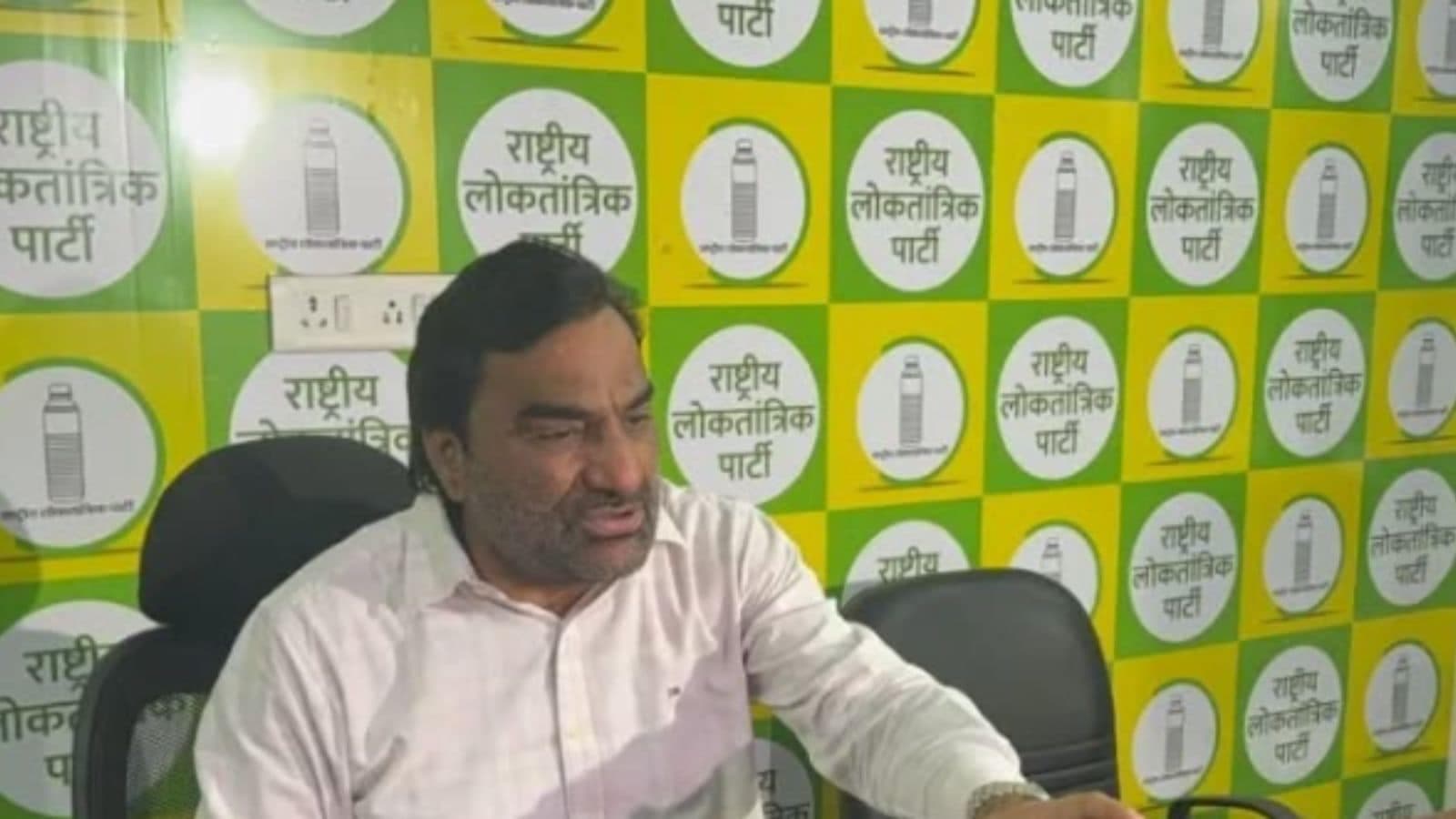Hanuman Beniwal Legal Notice Madan Rathore Bjp Rlp Rajasthan Row