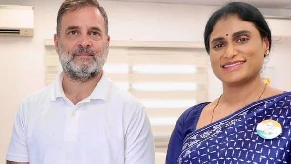 ఢిల్లీలో రాహుల్ గాంధీని కలిసిన షర్మిల