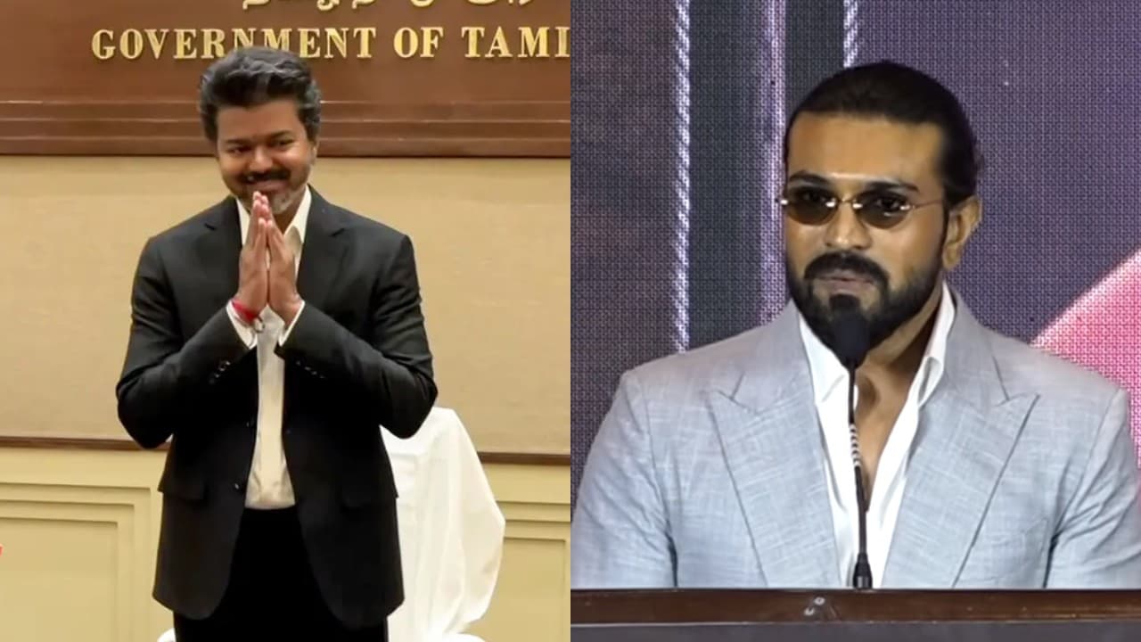 సీఎం విజయ్ ని పొగిడిన రామ్ చరణ్.. తమిళనాడులో 'పెద్ది'కి ఫుల్ సపోర్ట్