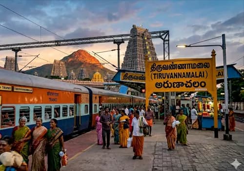 అరుణాచలం భక్తులకు రైల్వే శాఖ శుభవార్త