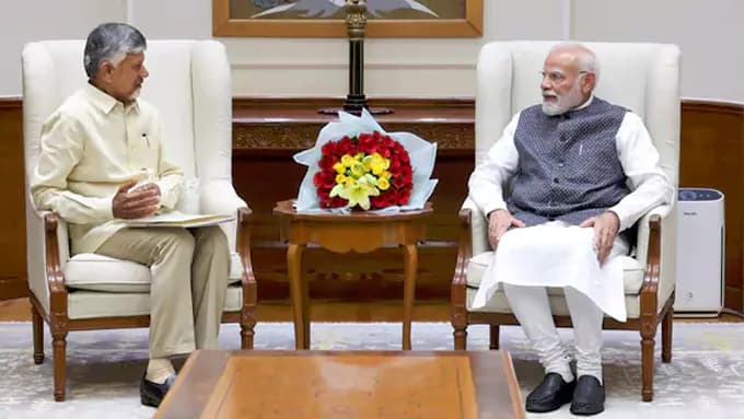 ప్రధాని మోదీతో చంద్రబాబు భేటీ – general