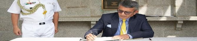 Defence Secretary Rajesh Kumar Singh
