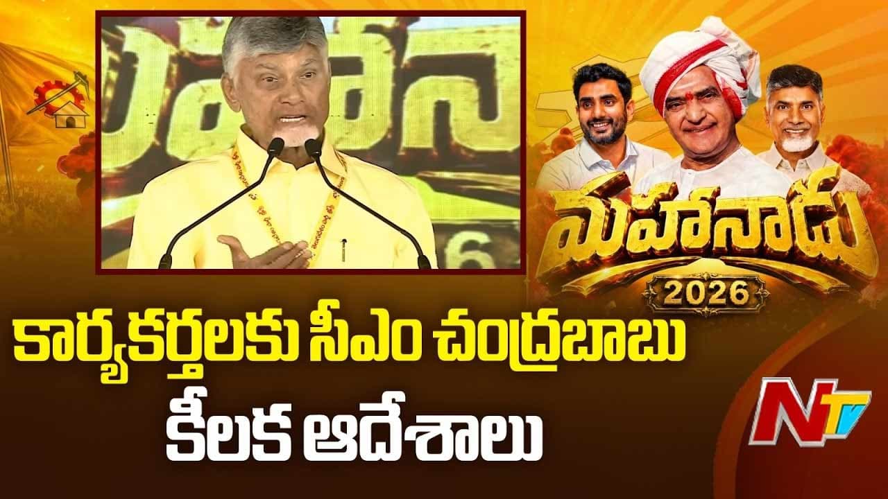 పసుపు జెండా చూస్తే వచ్చే వైబ్రేషన్సే వేరు.. మహానాడులో చంద్రబాబు భావోద్వేగ ప్రసంగం