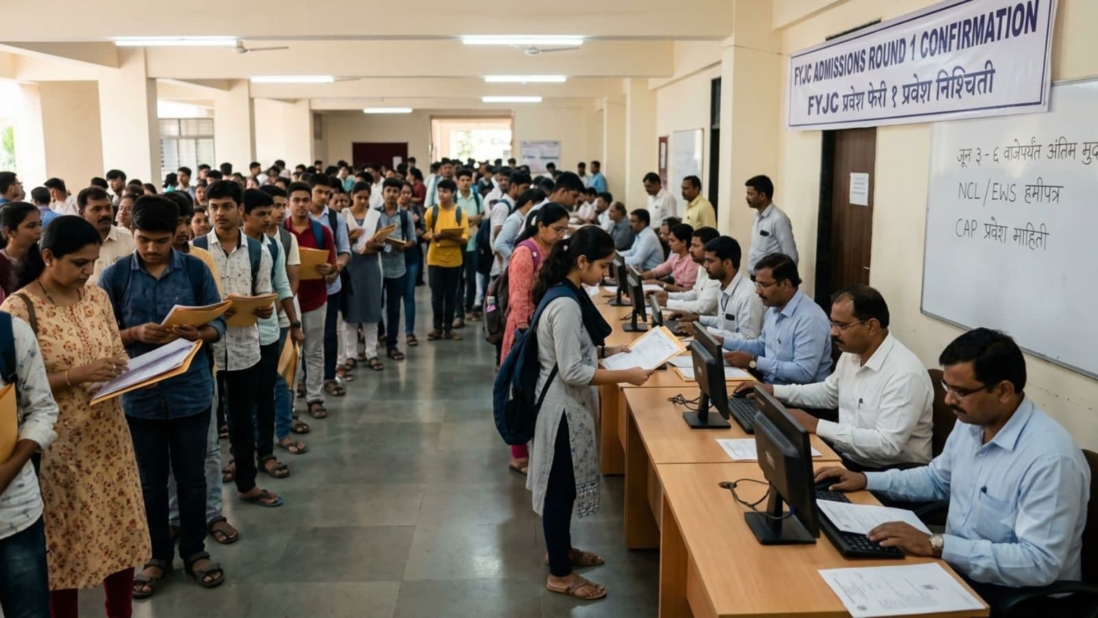 Maharashtra Fyjc Admission 2026 Round 1 Seat Confirmation Deadline