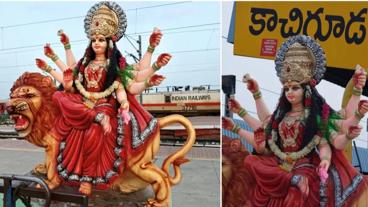 కాచిగూడలో రైలెక్కిన అమ్మోరు కాచిగూడలో రైలెక్కిన అమ్మోరు
