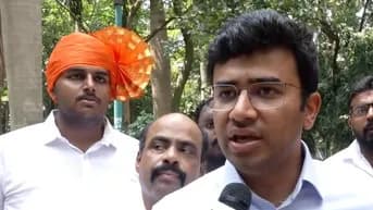 రాహుల్ గాంధీపై తేజస్వి సూర్య ఆగ్రహం రాహుల్ గాంధీపై తేజస్వి సూర్య ఆగ్రహం