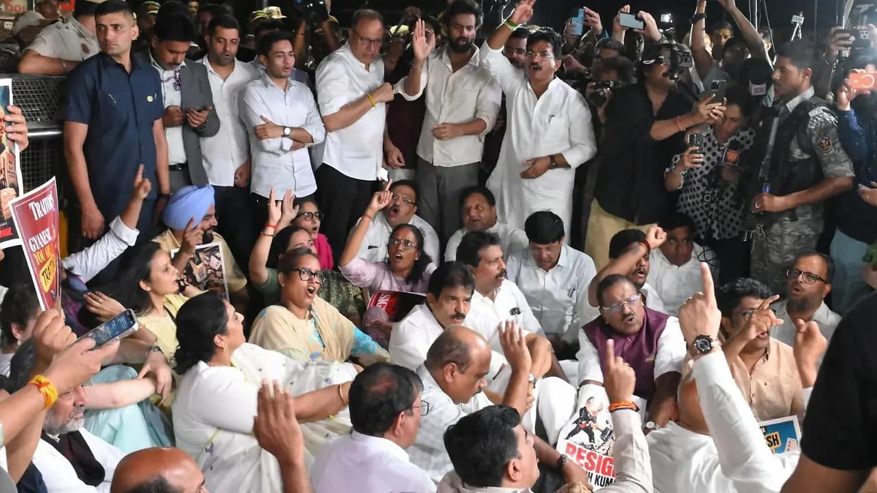ఇండియా బ్లాక్ అధ్యక్షురాలు ముర్మును కలిసింది ఇండియా బ్లాక్ అధ్యక్షురాలు ముర్మును కలిసింది
