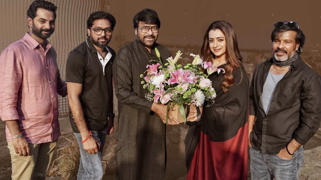 Trisha Krishnan Sentiment For Chiranjeevi Vishwambhara Movie Sn 1091824