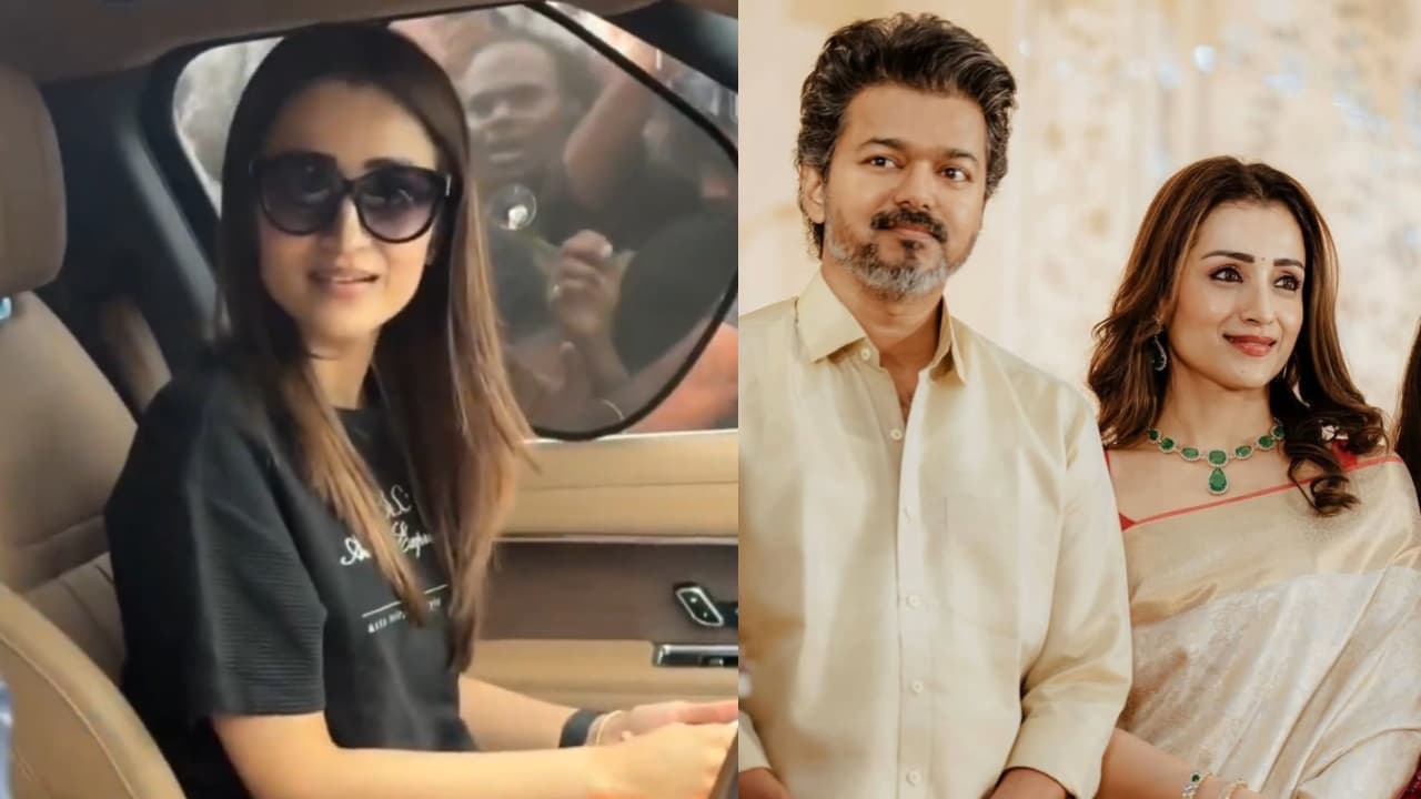 సీఎం విజయ్ తో ఒకే కారులో త్రిష, ముఖ్యమంత్రి అయ్యాక ఫస్ట్ టైమ్ కలిసి కపించిన జంట