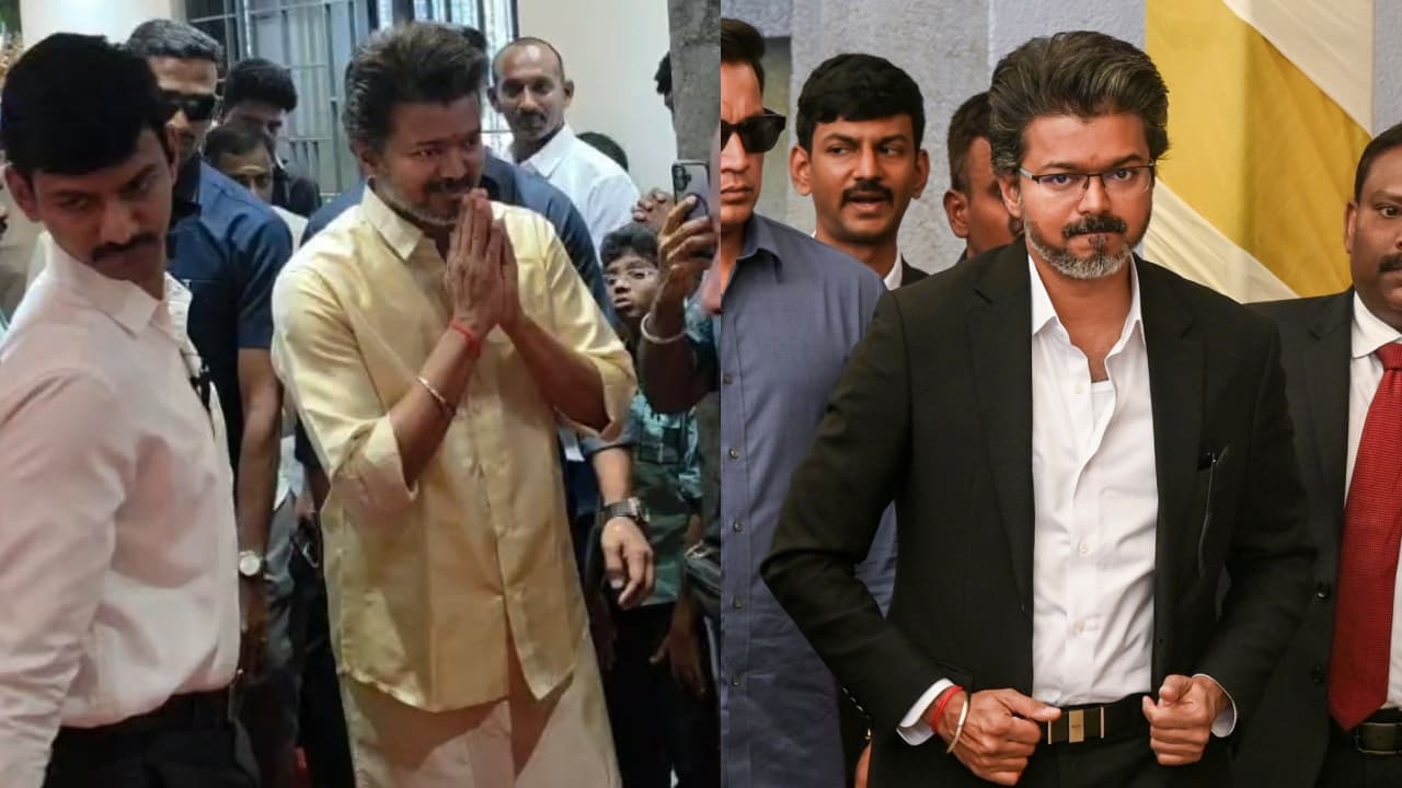 కోట్ సూట్ నుంచి పట్టు పంచెలోకి సీఎం విజయ్...అంత పెద్ద పొజిషన్ లో ఉండి కూడా ఆ ఈవెంట్